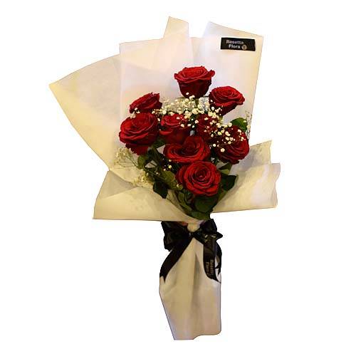 White & Red Adoration Bouquet
