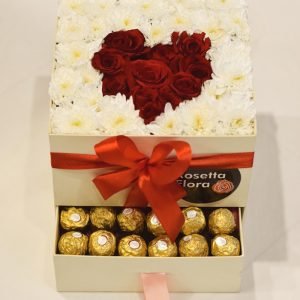Sweet Heart Floral Box